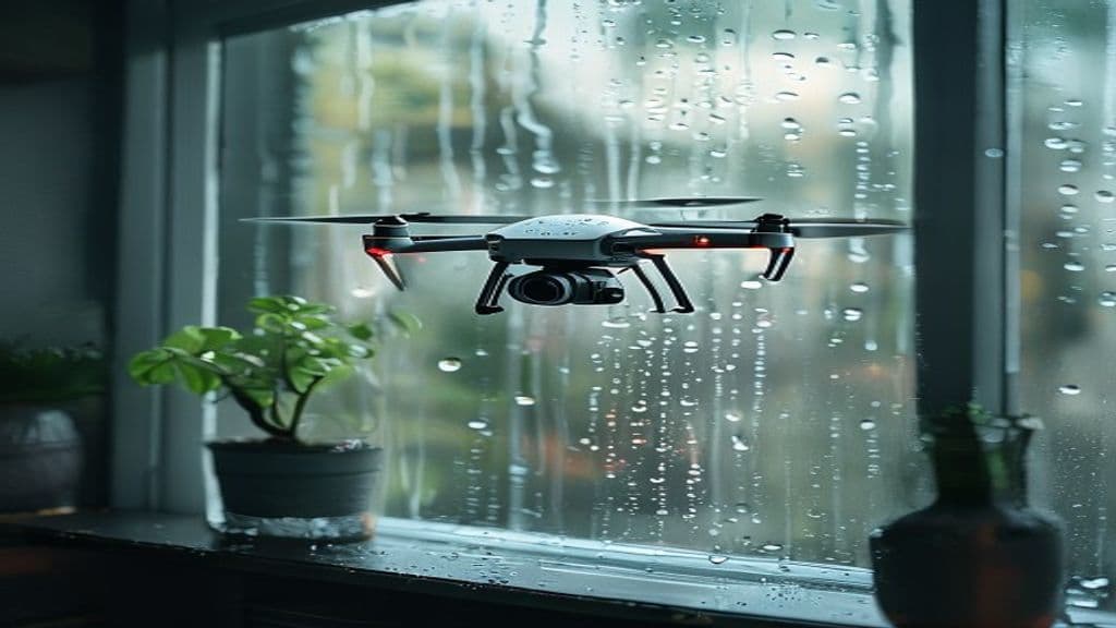 Monsoon Drone Flying